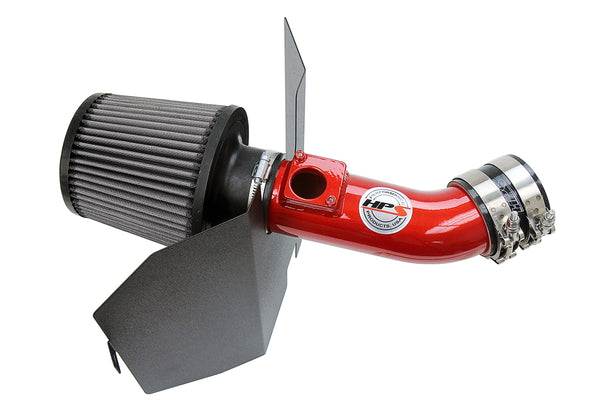 HPS Performance Shortram Air Intake Kit (Red) - Subaru WRX 2.5L Turbo (2006-2007) Includes Heat Shield