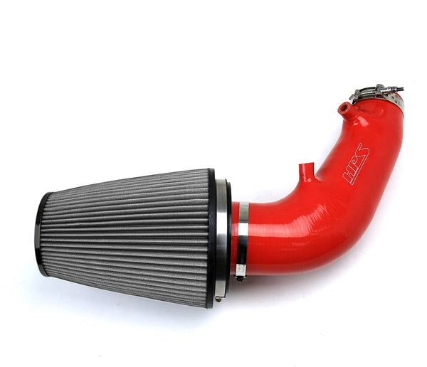 HPS Red Silicone Cold Air Intake Kit Honda 2006-2009 S2000 AP2 2.2L F22 drive-by-wire 827-610R