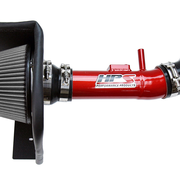 HPS Performance Shortram Air Intake Kit (Red) - Ford Ranger 4.0 LV6 (2004-2011) Includes Heat Shield