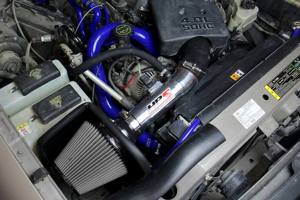HPS Performance Shortram Cold Air Intake Kit Installed Mazda 2004-2009 B4000 4.0L V6 827-611