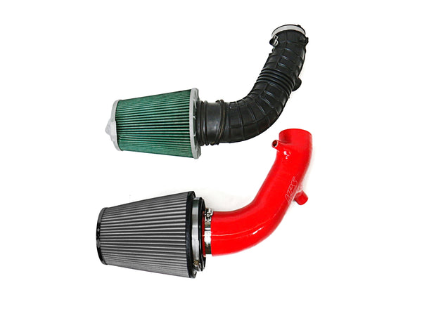 HPS Performance Silicone Cold Air Intake Kit Honda 2004-2005 S2000 AP2 2.2L Throttle Cable 827-620 vs OEM Setup Comparison