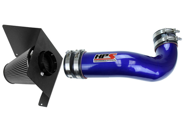 HPS Performance Shortram Air Intake Kit (Blue) - Chevy Suburban 1500 5.3L 6.0L V8 (2007-2008) Includes Heat Shield