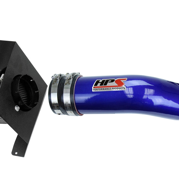 HPS Performance Shortram Air Intake Kit (Blue) - Chevy Tahoe 4.8L 5.3L V8 (2007-2008) Includes Heat Shield