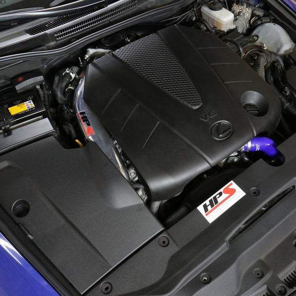 HPS Performance Shortram Cold Air Intake Kit Installed Lexus 2014-2020 IS350 3.5L V6 827-623