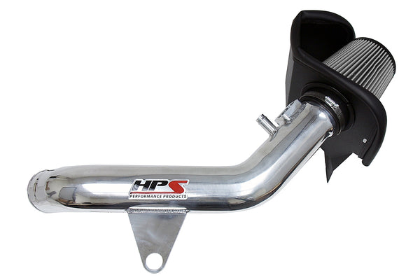 HPS Performance Shortram Air Intake Kit (Polish) - BMW 335i 335ix F31 F34 3.0L Turbo N55 (2013-2015) Includes Heat Shield