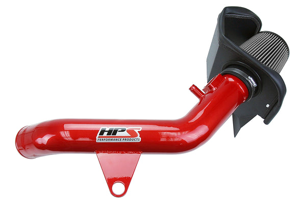 HPS Performance Shortram Air Intake Kit (Red) - BMW 335i 335ix F31 F34 3.0L Turbo N55 (2013-2015) Includes Heat Shield