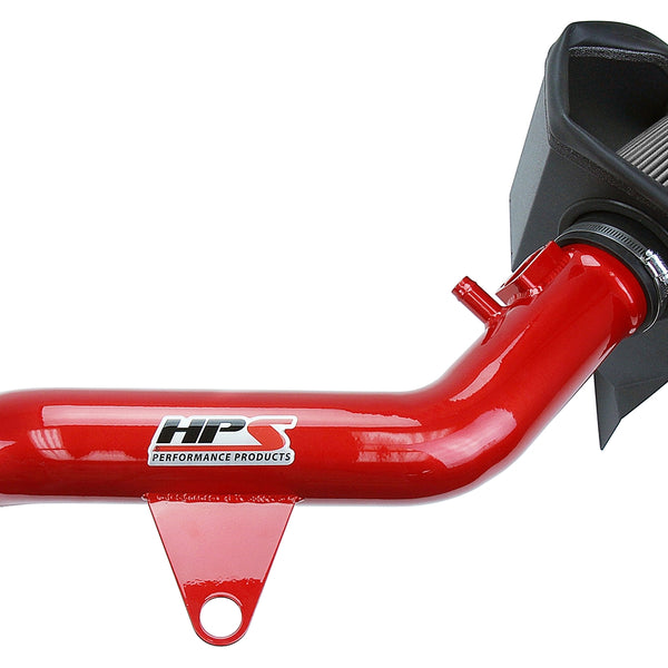 HPS Performance Shortram Air Intake Kit (Red) - BMW 335i 335ix F31 F34 3.0L Turbo N55 (2013-2015) Includes Heat Shield