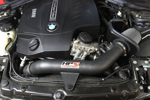 HPS Performance Shortram Cold Air Intake Kit Installed BMW 2016-2018 M2 F87 3.0L Turbo N55 827-625