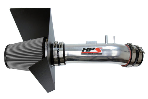 HPS Performance Shortram Air Intake Kit (Polish) - Toyota Tundra 5.7L V8 (2012-2019) Includes Heat Shield