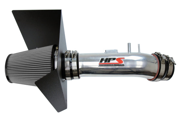HPS Performance Shortram Air Intake Kit (Polish) - Toyota Tundra 5.7L V8 (2012-2019) Includes Heat Shield
