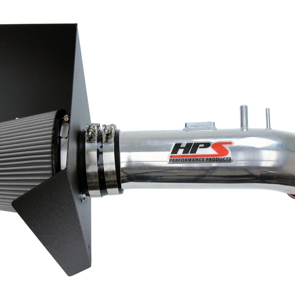 HPS Performance Shortram Air Intake Kit (Polish) - Toyota Tundra 5.7L V8 (2012-2019) Includes Heat Shield