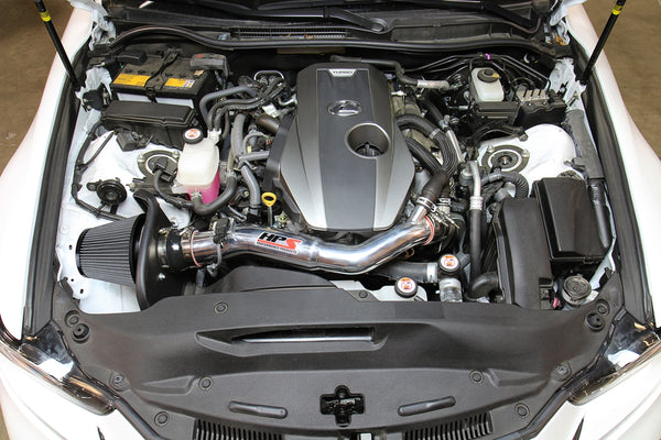HPS Performance Shortram Cold Air Intake Kit Installed Lexus 2018-2019 RC300 2.0L Turbo 827-633