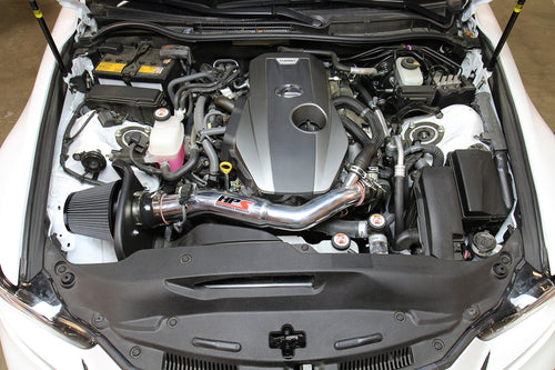 HPS Performance Shortram Cold Air Intake Kit Installed Lexus 2018-2019 RC300 2.0L Turbo 827-633