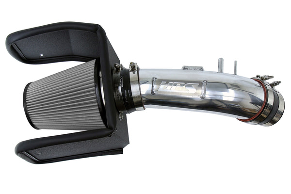 HPS Performance Shortram Air Intake Kit (Polish) - Toyota Land Cruiser 5.7L V8 (2008-2018) Includes Heat Shield