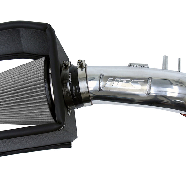 HPS Performance Shortram Air Intake Kit (Polish) - Toyota Land Cruiser 5.7L V8 (2008-2018) Includes Heat Shield