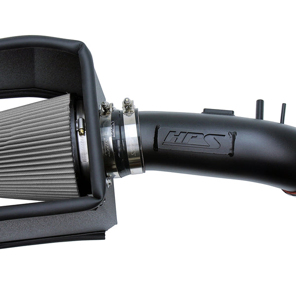 HPS Performance Shortram Air Intake Kit (Black) - Toyota Land Cruiser 5.7L V8 (2008-2018) Includes Heat Shield