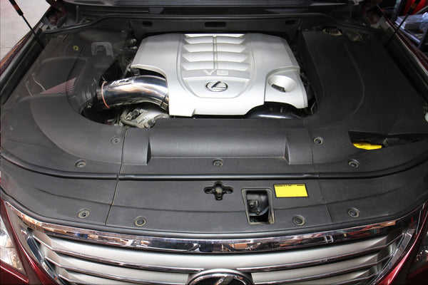 HPS Performance Shortram Cold Air Intake Kit Installed Toyota 2008-2018 Land Cruiser 5.7L V8 827-635