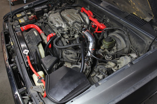 HPS Performance Shortram Cold Air Intake Kit Installed Toyota 1989-1995 Pickup 3.0L V6 827-636