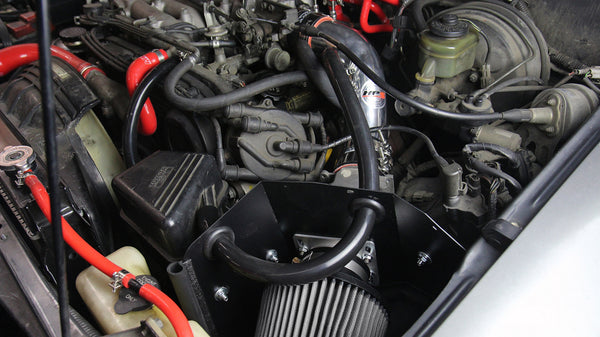 HPS Performance Shortram Cold Air Intake Kit Installed Toyota 1989-1995 Pickup 3.0L V6 827-636