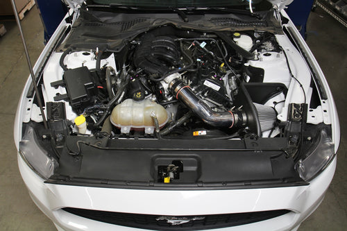 HPS Performance Shortram Cold Air Intake Kit Installed Ford 2015-2017 Mustang 3.7L V6 827-638