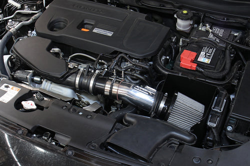 HPS Performance Shortram Air Intake Kit with Heat Shield Installed Honda 2018-2020 Accord 2.0L Turbo 827-656