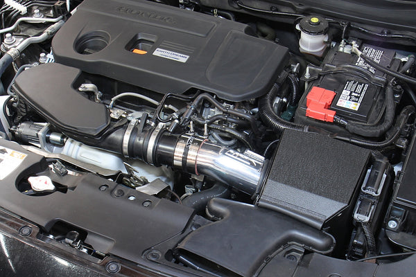 HPS Performance Shortram Air Intake Kit with Heat Shield Installed Honda 2018-2020 Accord 2.0L Turbo 827-656
