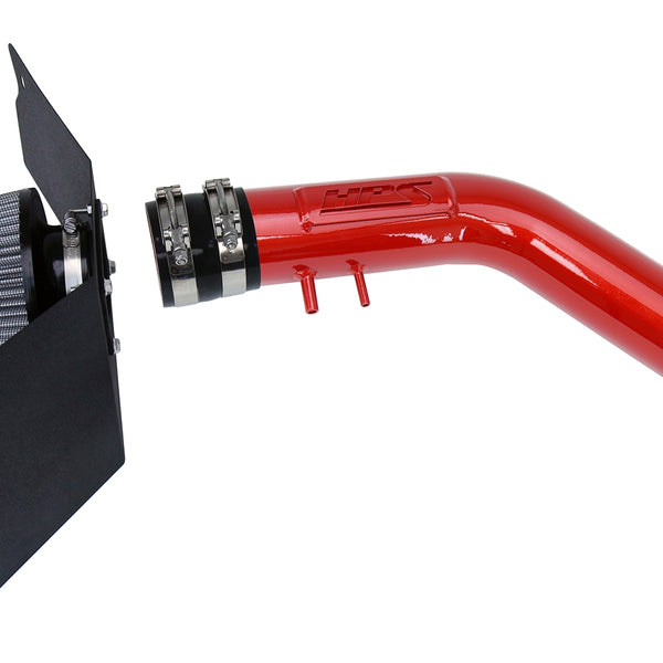 HPS Performance Shortram Air Intake Kit (Red) - Toyota Tacoma 2.4L 2.7L (1995-1999) Includes Heat Shield