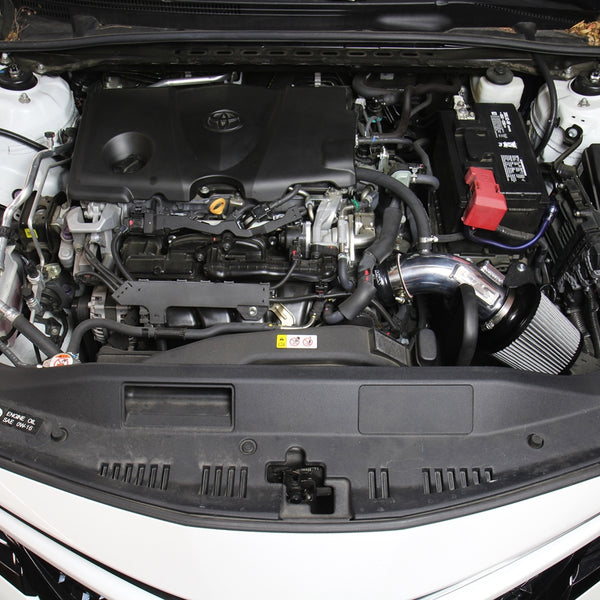 HPS Performance Shortram Cold Air Intake Kit Installed Toyota 2018-2019 Camry 2.5L 827-665