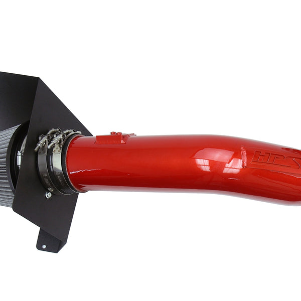 HPS Performance Shortram Air Intake Kit (Red) - Chevy Tahoe 4.8L 5.3L 6.2L V8 (Excludes Hybrid) (2009-2014) Includes Heat Shield