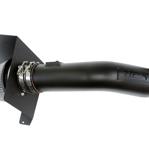 HPS Performance Shortram Air Intake Kit (Black) - GMC Sierra 1500 4.8L 5.3L 6.0L 6.2L V8 (Excludes Hybrid) (2009-2014) Includes Heat Shield
