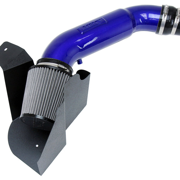HPS Performance Shortram Air Intake Kit (Blue) - Audi A6 Quattro 3.0L Supercharged (2012-2015) Includes Heat Shield