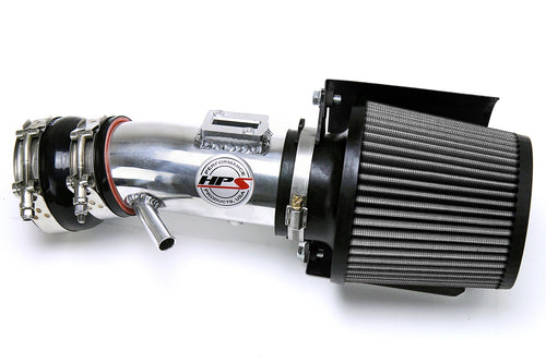 HPS Performance Shortram Air Intake Kit (Polish) - Nissan Pathfinder 3.5L V6 (2013-2016) Includes Heat Shield