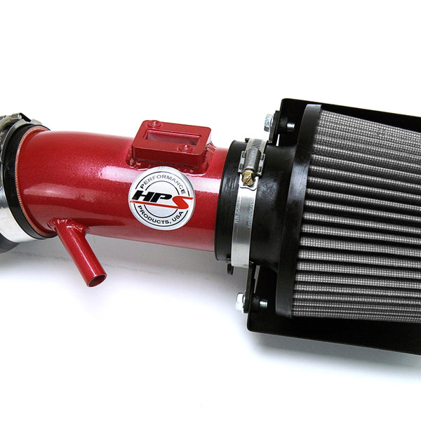 HPS Performance Shortram Air Intake Kit (Red) - Nissan Murano 3.5L V6 (2015-2018) Includes Heat Shield