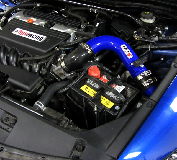 HPS Performance Cold Air Intake Kit (Converts to Shortram) Installed Honda 2008-2012 Accord 2.4L 837-105