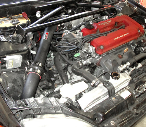 HPS Performance Cold Air Intake Kit (Converts to Shortram) Installed Honda 1992-1995 Civic SOHC D Series / DOHC B Series 837-110