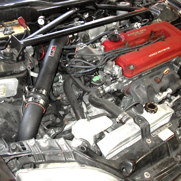 HPS Performance Cold Air Intake Kit (Converts to Shortram) Installed Honda 1992-1995 Civic SOHC D Series / DOHC B Series 837-110
