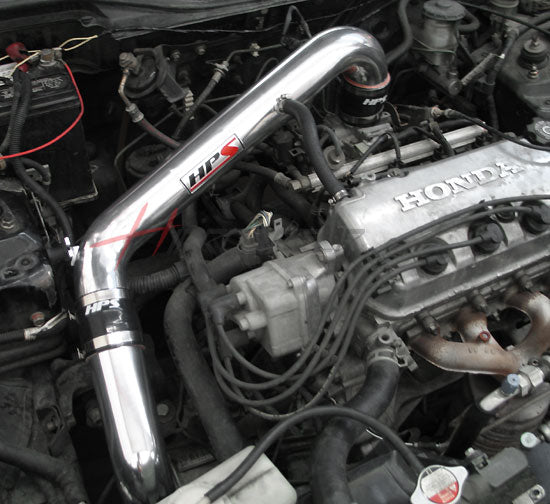 HPS Performance Cold Air Intake Kit (Converts to Shortram) Installed Honda 1996-2000 Civic CX DX LX 837-408