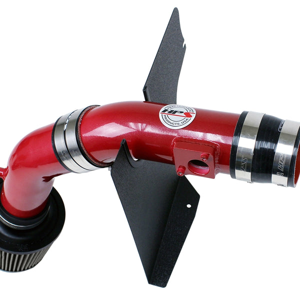 HPS Performance Cold Air Intake Kit (Red) - Subaru WRX STI 2.5L Turbo (2008-2014) Converts to Shortram