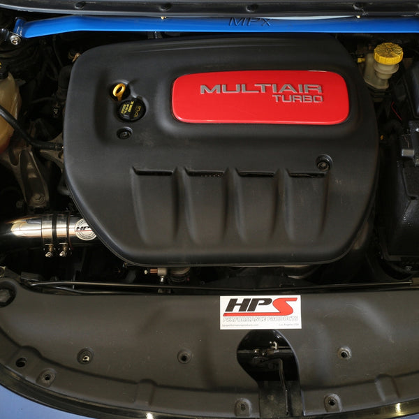 HPS Performance Cold Air Intake Kit Installed Dodge 2013-2014 Dart 1.4L Turbo 837-576