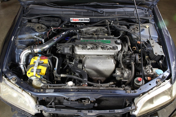 HPS Performance Cold Air Intake Kit (Converts to Shortram) Installed Honda 1998-2002 Accord 2.3L DX EX LX VP SE 837-579