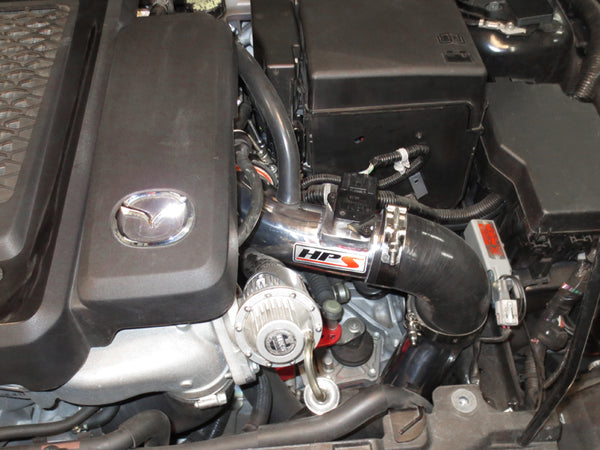 HPS Performance Cold Air Intake Kit (Converts to Shortram) Installed Mazda 2007-2013 Mazdaspeed 3 2.3L Turbo 837-601