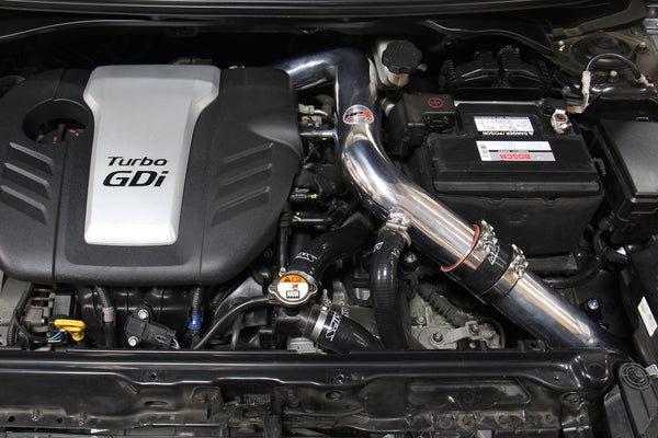 HPS Performance Cold Air Intake Kit (Converts to Shortram) Installed Hyundai 2013-2017 Veloster 1.6L Turbo 837-605