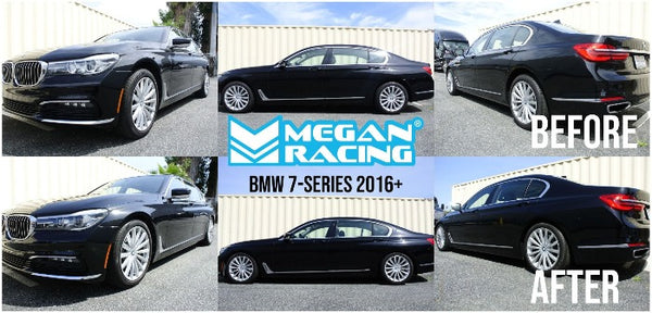 Megan Universal Air Ride Lowering Link Kit 10mm Ball - BMW 7 Series / X7 & Audi A8