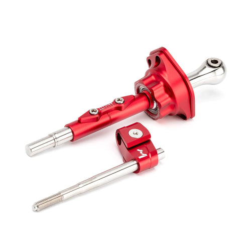 Hybrid Racing Performance Adjustable Short Shifter - Red - Honda Acura B / D Series