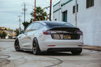 Seibon Carbon Fiber Trunk Lid w/ Integrated Spoiler - Tesla Model 3 (2017-2021)