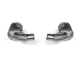 Akrapovic Link Pipe Set w/ Catalytic Converter (SS) - Porsche 911 Turbo/Turbo S (992) (2020+)