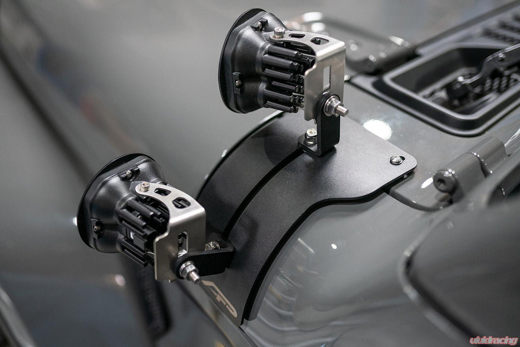 VR Performance A-Pillar Adjustable Light Bracket Kit - Jeep Wrangler JL | Gladiator JT (2018+)