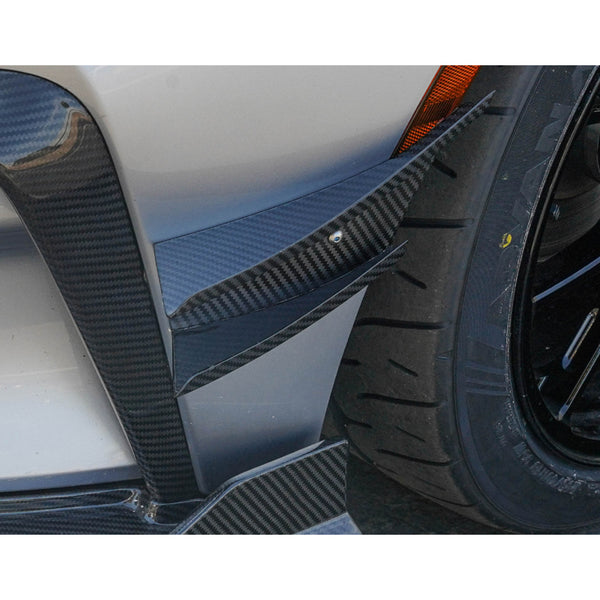 APR Performance Carbon Fiber Front Bumper Canards - Toyota GR86 (2022+)