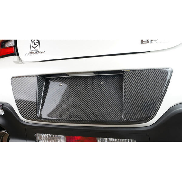 APR Performance Carbon Fiber License Plate Backing - Subaru BRZ (22+) / Toyota GR86 (22+)