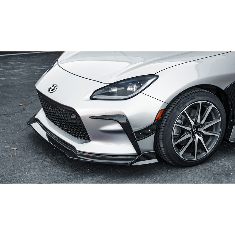 Apr Racing Spoiler FA-522005 - APR Carbon Fiber Front Airdam Spoiler - Toyota GR86 (22 ...